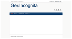 Desktop Screenshot of geoincognita.com