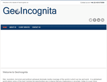 Tablet Screenshot of geoincognita.com